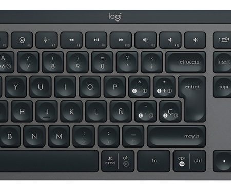 Teclado Inalambrico Logitech Mx Keys S Color Grafito Español
