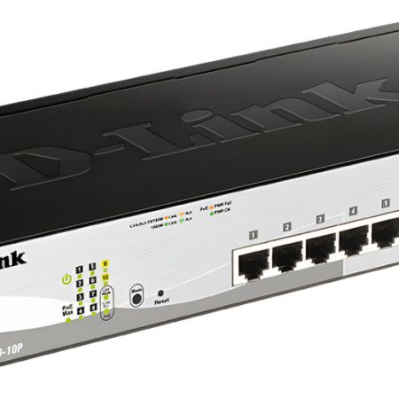 Switch D-link Dgs-1210-10p 8 Puertos 1000mbps + 2 Sfp Poe