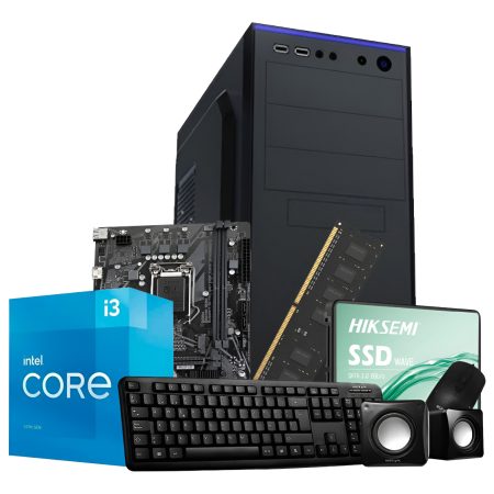 Pc Hogar Oficina Intel Core I3 10105 8gb Ssd 240gb H510