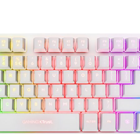 Teclado Gamer Membrana Trust Thado Tkl Gxt833w Rgb