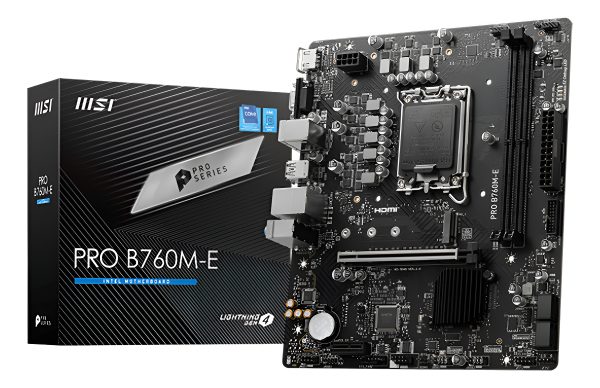 Mother Msi Pro B760m E Ddr5 Intel S1700 12va 13va 14va Gen