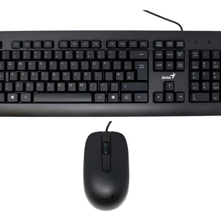 Kit Teclado Y Mouse Genius Km-160 Oficina Usb Cable 1.5m Esp