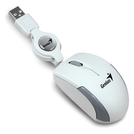 Mouse Usb Genius Micro Traveler White 1000 Dpi