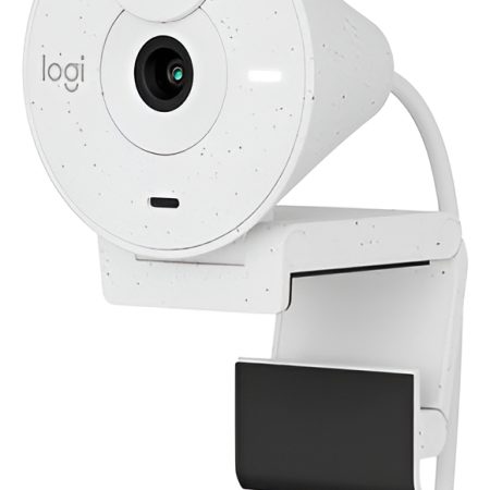 Webcam Logitech Brio 300 Full Hd White Color Blanco