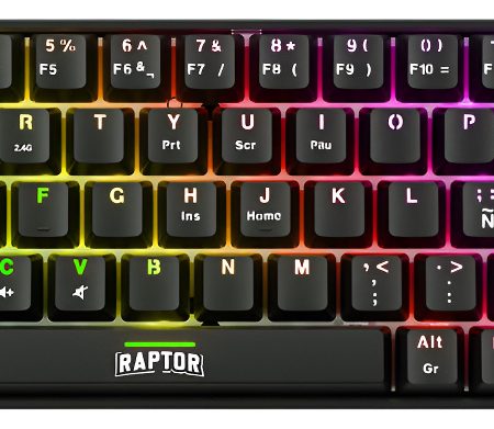 Teclado Gamer Inalambrico Raptor Fireclaw M68 Outemu Red