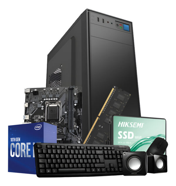 Pc Hogar Oficina Intel Core I5 10400 8gb Ssd 240gb H510
