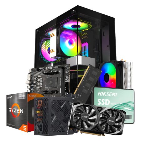 Pc Gamer Ryzen 5 5500x3d 16gb 480gb Rtx 3060 12gb 750w 80+