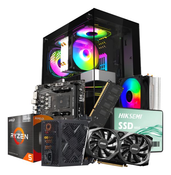 Pc Gamer Ryzen 5 5500x3d 16gb 480gb Rtx 3060 12gb 750w 80+
