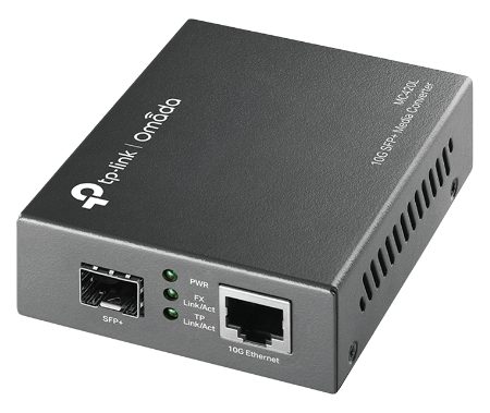 Convertidor De Medios Tp-link Mc420l Omada 10g Sfp