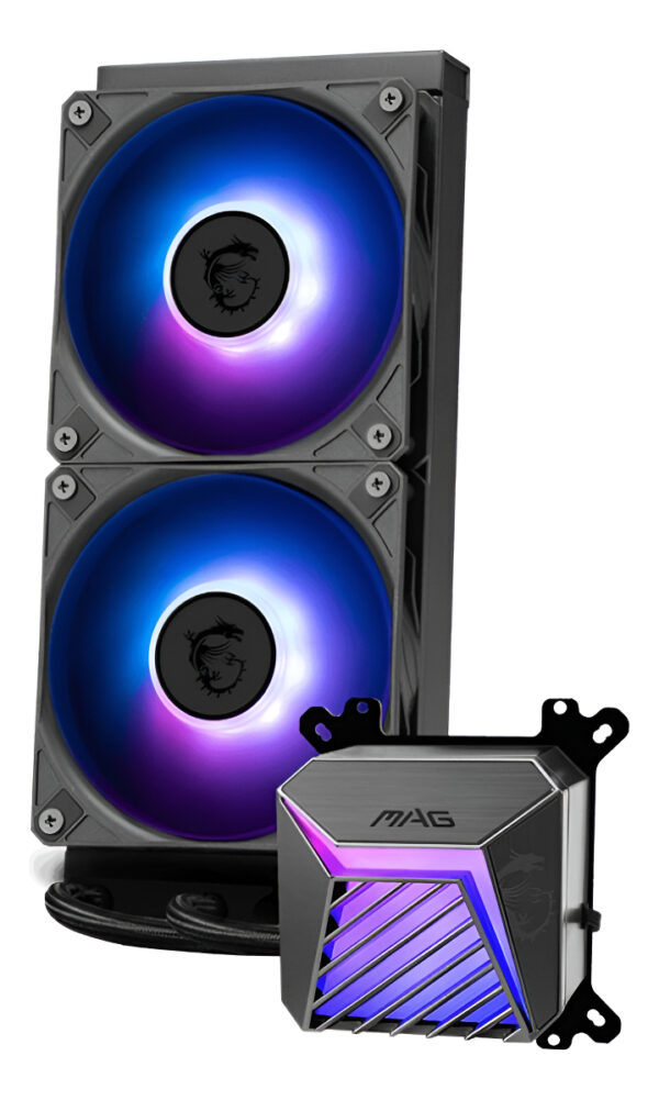 Water Cooling Msi Mag Coreliquid A15 240 2x Cpu Cooler 240mm