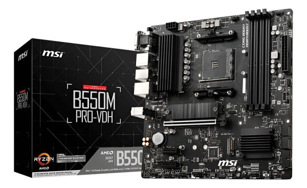 Mother Msi B550m Pro-vdh Ddr4 Am4 Serie 3000 4000 5000