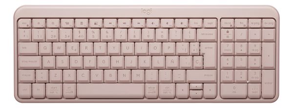 Teclado Logitech Bluetooth K250 Pebble Rose Bluetooth