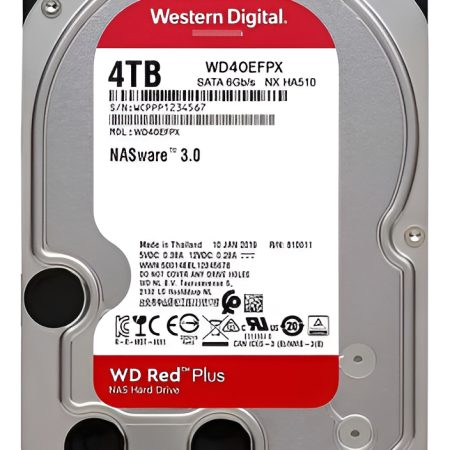 Disco Rigido Sata Iii Wd Red Plus 4tb 256mb 5400rpm Wd40efpx