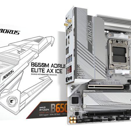 Mother Gigabyte B650m A Elite Ax Ice Am5 Ddr5