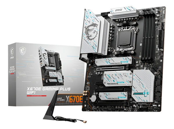 Mother Msi X670e Gaming Plus Wifi Ddr5 Am5 Serie 7000 8000