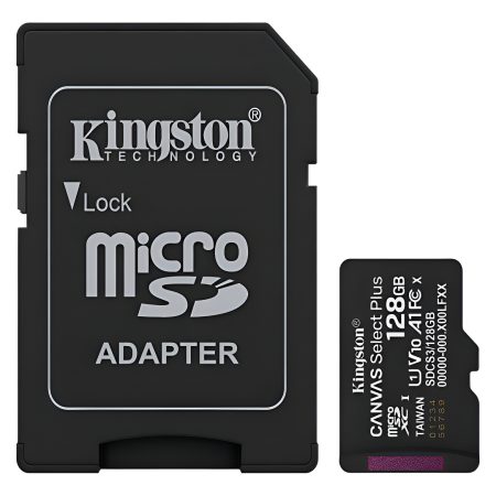 Microsd Kingston 128gb C/adap Gen3 150mb/s Canvas Splus Cl10