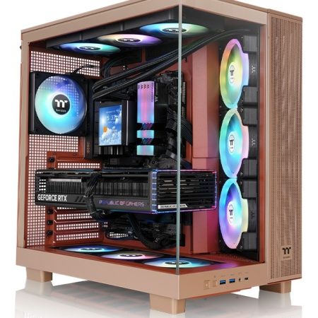 Gabinete Thermaltake View 380 Xl Tg 4 Fan Argb Gravel Sand