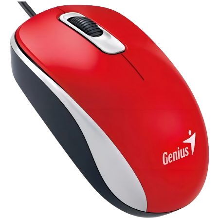 Mouse Genius Dx-110 Usb 1000 Dpi Óptico Rojo