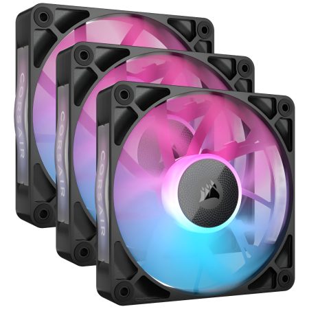Kit X 3 Cooler Corsair Rx120 Icue Link Rgb 120mm
