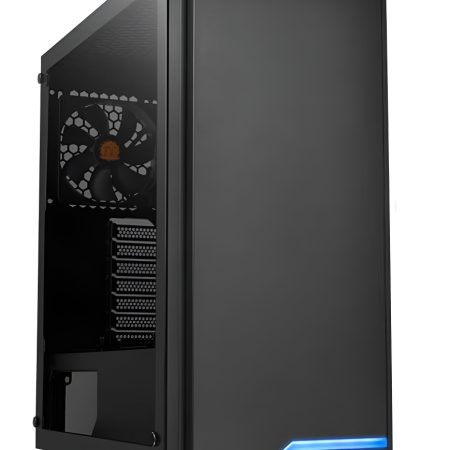 Gabinete Thermaltake Tt H100 Tg Led Azul Vidrio Templado