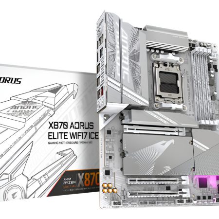 Mother Gigabyte X870 A Elite Wifi 7 Ice Am5 Ddr5 Blanco