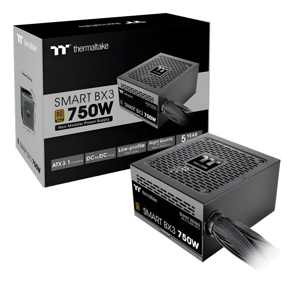 Fuente Gamer Thermaltake Smart Bx3 750w 80 Plus Bronze