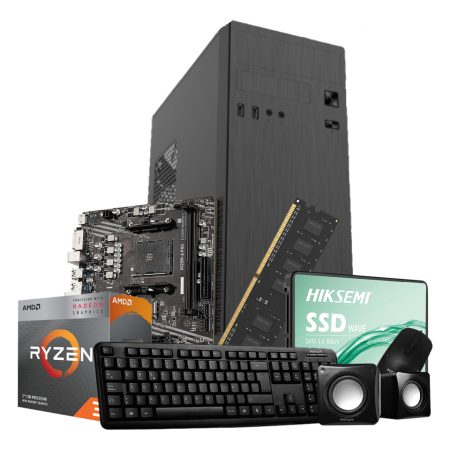 Pc Hogar Gamer Amd Ryzen 3 3200gt 8gb Ssd 240gb A520