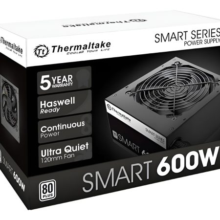 Fuente Gamer Thermaltake Smart 600w Ag80 Plus White