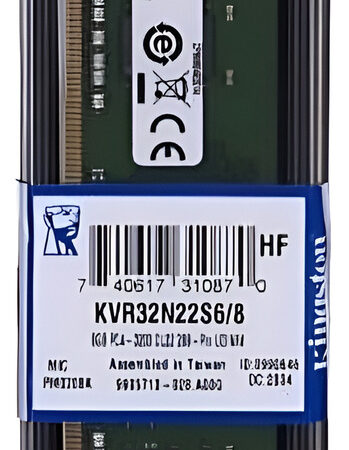 Memoria Ddr4 Kingston 8gb 3200 Mhz Kvr32n22s8