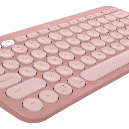 Teclado Bluetooth Logitech Pebble Keys 2 K380s Rose Esp