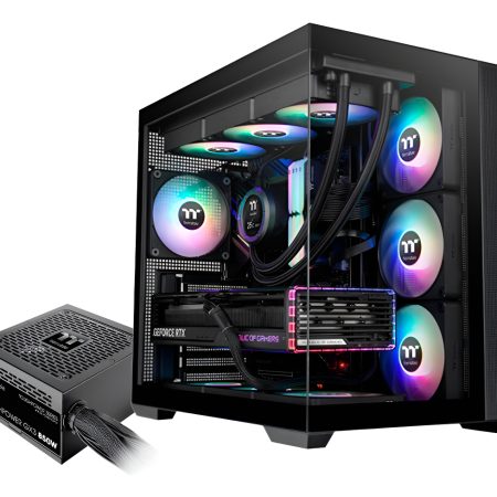 Gabinete Tt View 380 Lite Fan Argb X4 C/fuente 850w Gold