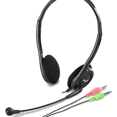 Auricular Con Microfono Genius Hs-200c Vincha 2 Mini Plug