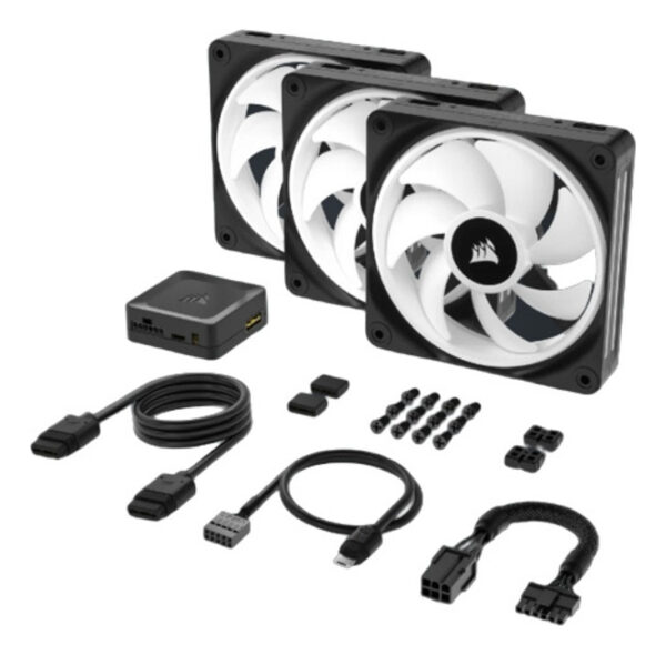 Cooler Corsair Icue Link Qx120 Rgb 120mm Magnetic Pack X 3 - Image 7