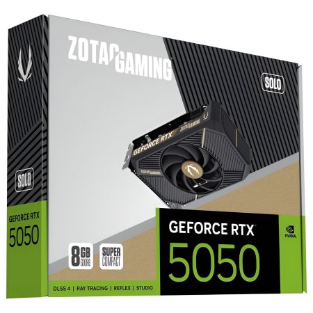 Placa De Video Zotac Solo Rtx 5050 8gb Gddr6 Zt-b50500g-10l