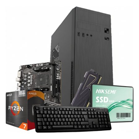 Pc Hogar Gamer Amd Ryzen 7 5700g 16gb Ssd 480gb A520