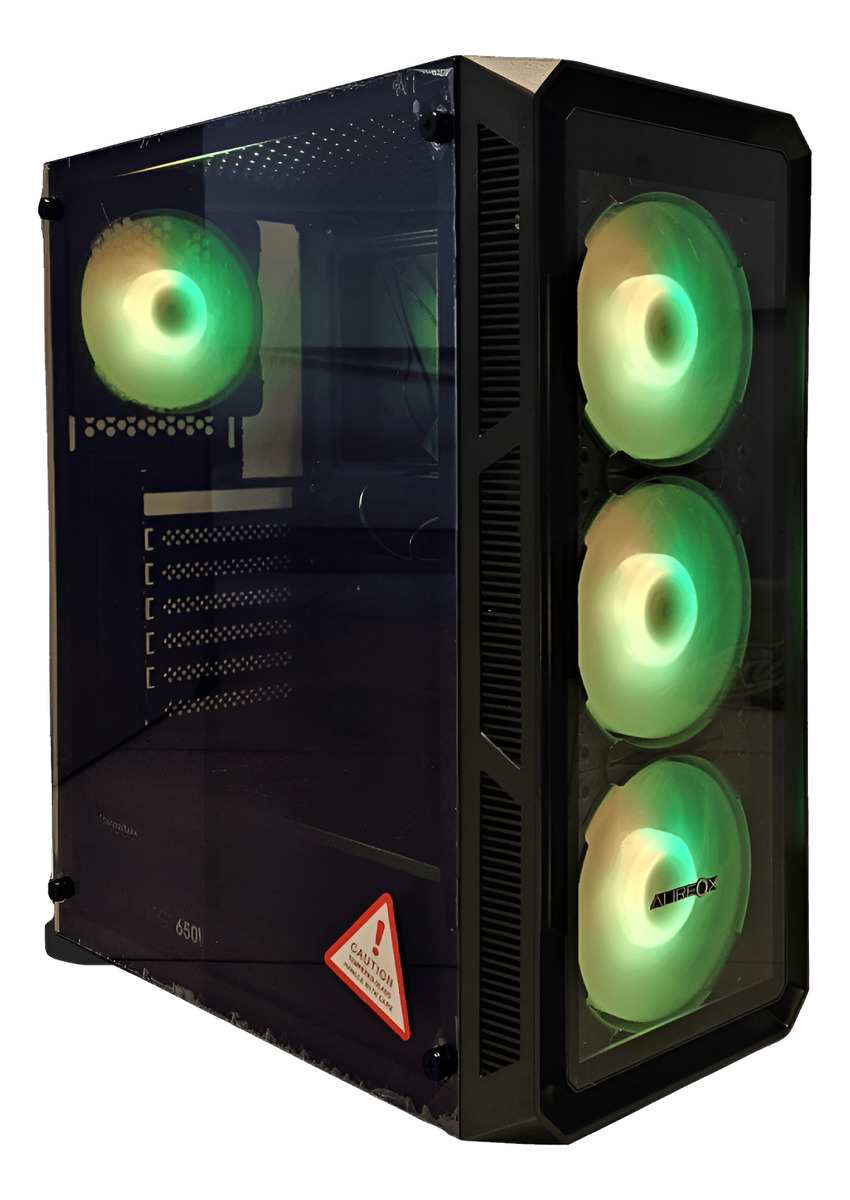 Gabinete Gamer Aureox Rhea Arx400g Vidrio 4 Cooler Rgb