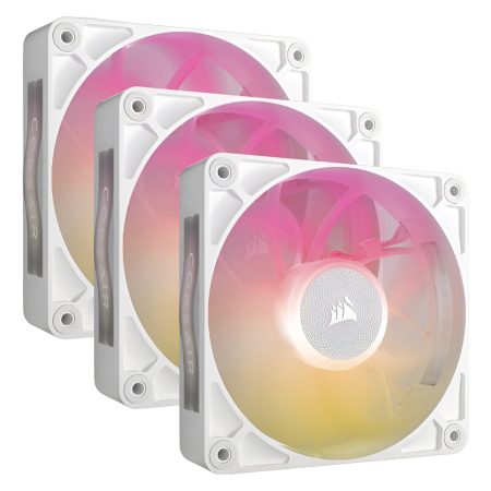 Cooler Corsair Icue Link Rx120 Max Rgb 120mm White Pack X3