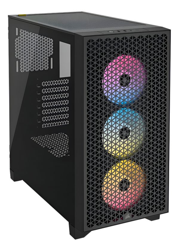 Gabinete Corsair 3000d Rgb Airflow Mid-tower Tg Fan X3
