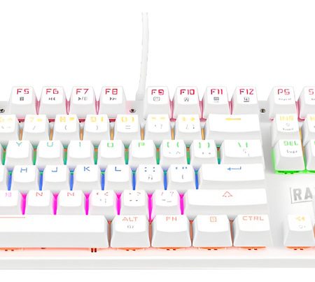 Teclado Gamer Raptor Fireclaw M104 Mecanico Sw Red Outemu