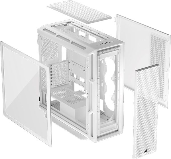 Gabinete Corsair 5000t Tg Mid-tower Cc-9011300-ww Sin Cooler - Image 2