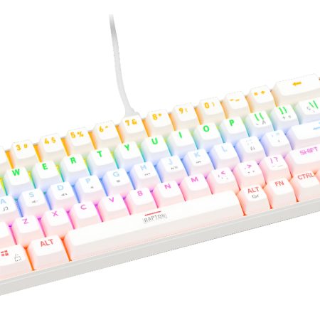 Teclado Gamer Raptor Fireclaw M68 Mecanico Sw Red Outemu