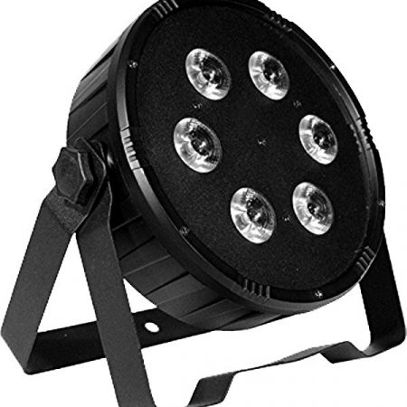 Parled 6 X 12w Rgbwa+uv 6 En 1 Dmx E-ligthing Ld-flat/612