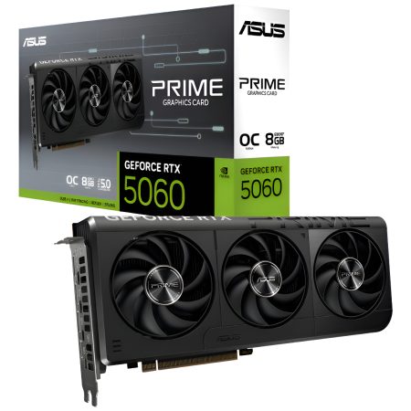 Placa De Video Asus Prime Oc Rtx 5060 8gb Gddr7 Pci-e 5.0