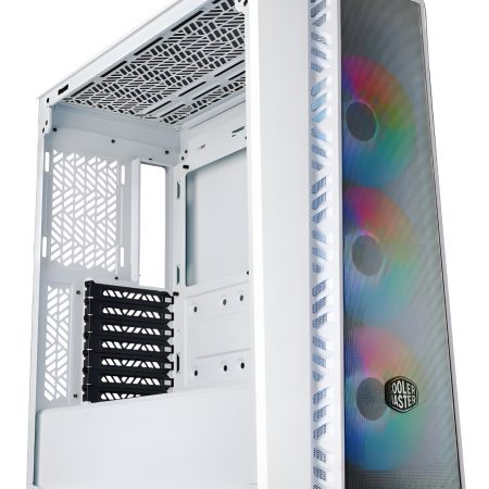 Gabinete Cooler Master Masterbox 520 Mesh Vidrio Temp Blanco