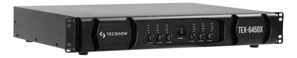 Potencia Amplificador Digital 6x450w 4 Ohms Ampro Tex-6450x