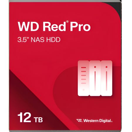 Disco Rigido Wd Red Pro 12tb Nas 256mb 7200rpm Wd122kfbx