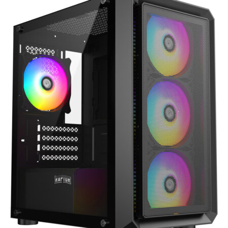 Gabinete Gamer Raptor Infinity Mid-tower Fan Rgb X4