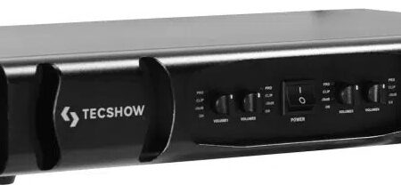 Potencia Amplificador Digital 4x450w 4 Ohms Ampro Tex-4450x