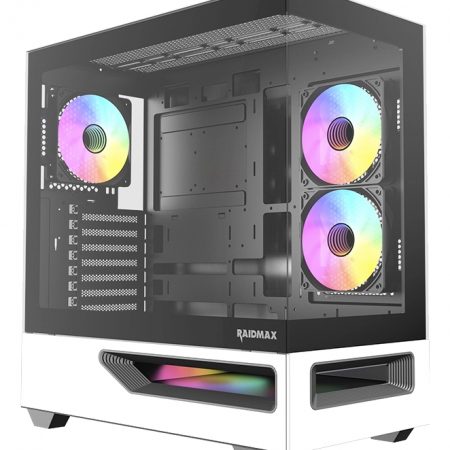 Gabinete Gamer Raidmax Hurrikan H200 3x Fan Argb