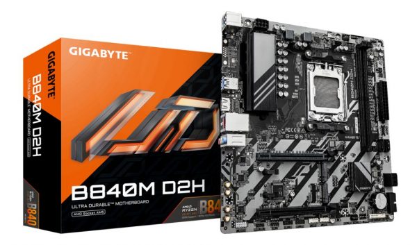 Mother Gigabyte B840m D2h Am5 Ddr5 Pcie 4.0
